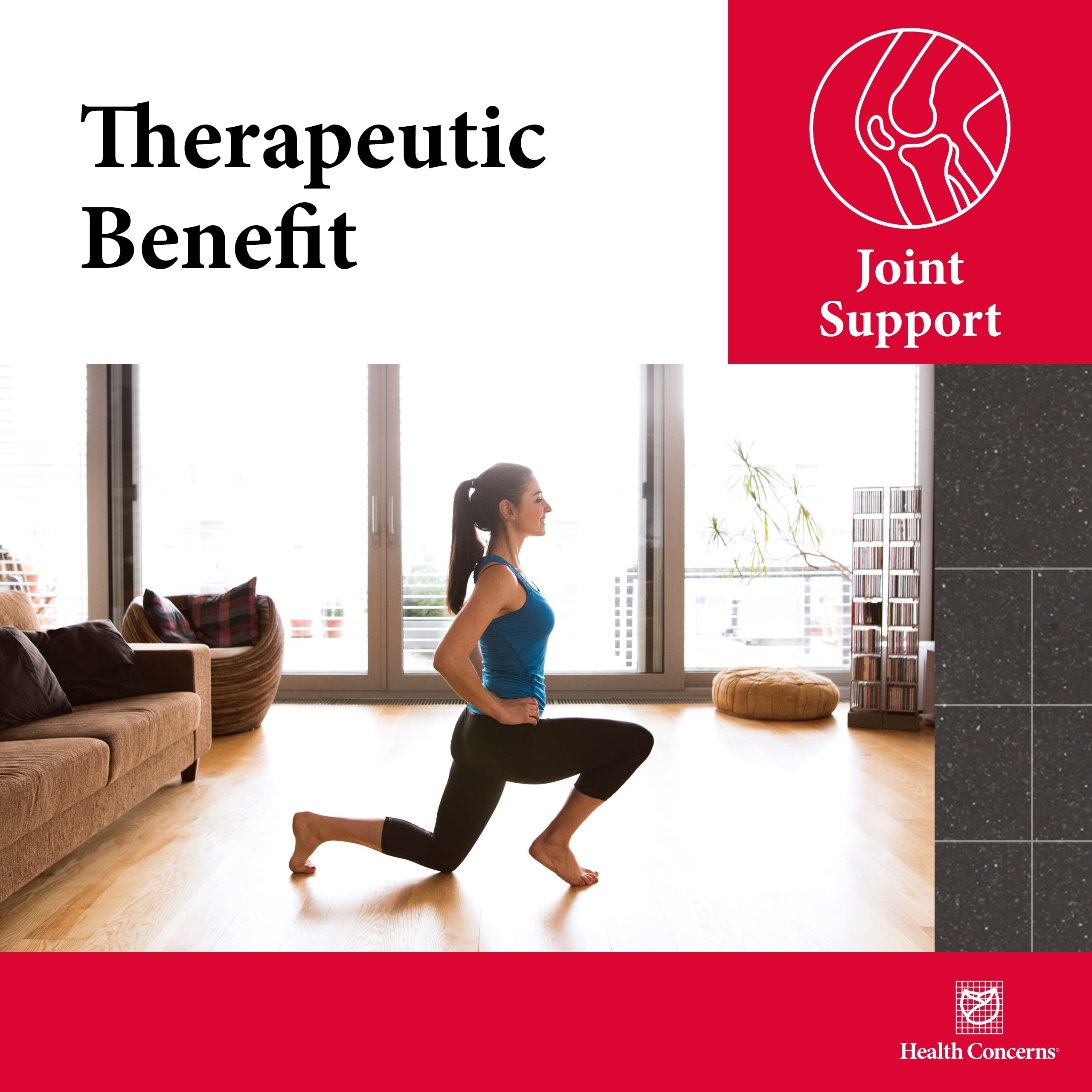 Health Concerns Mobility 2 – boite-etiquette : emballage clair et informatif.