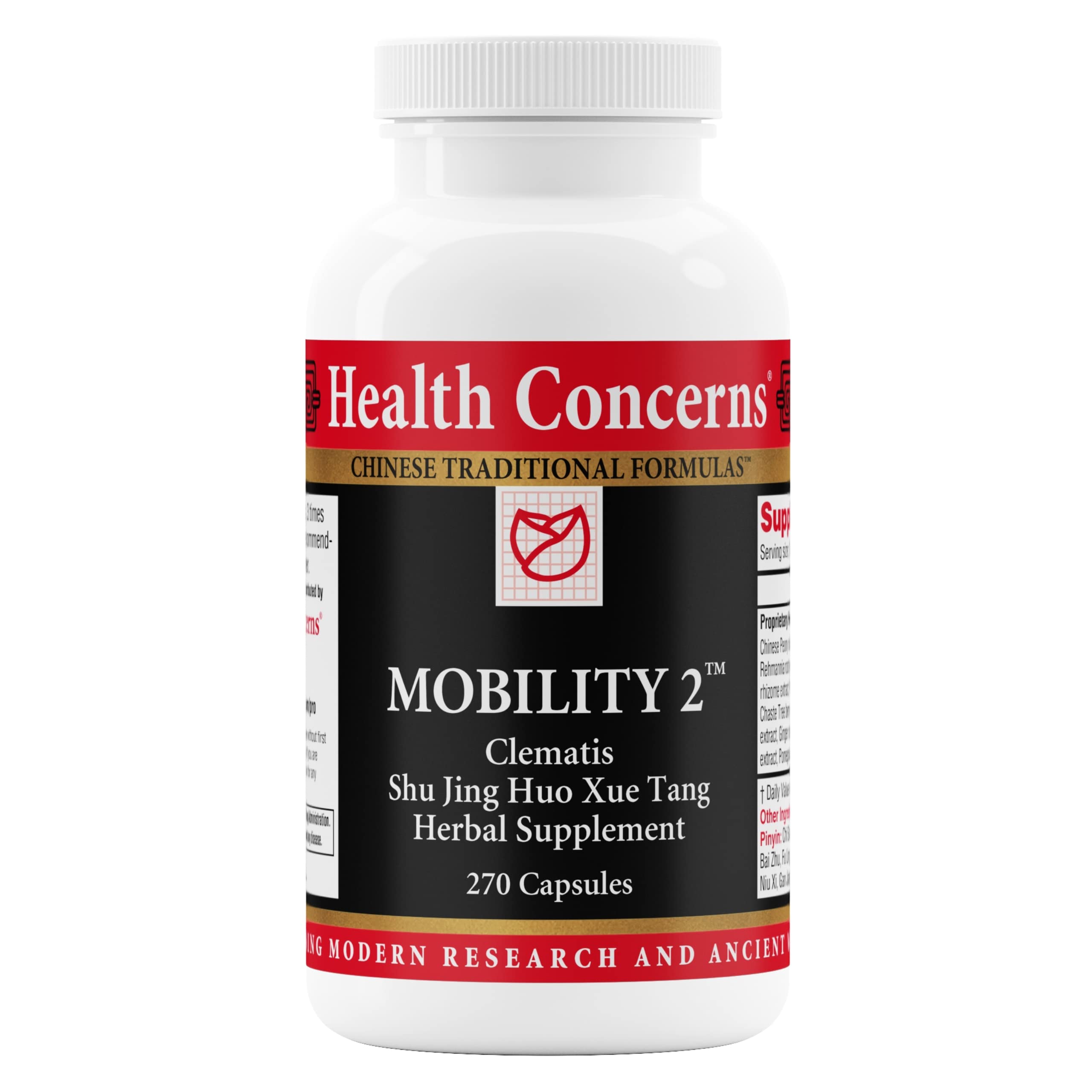 Health Concerns Mobilité Bouteille : flacon visible soutenant la mobilité articulaire.
