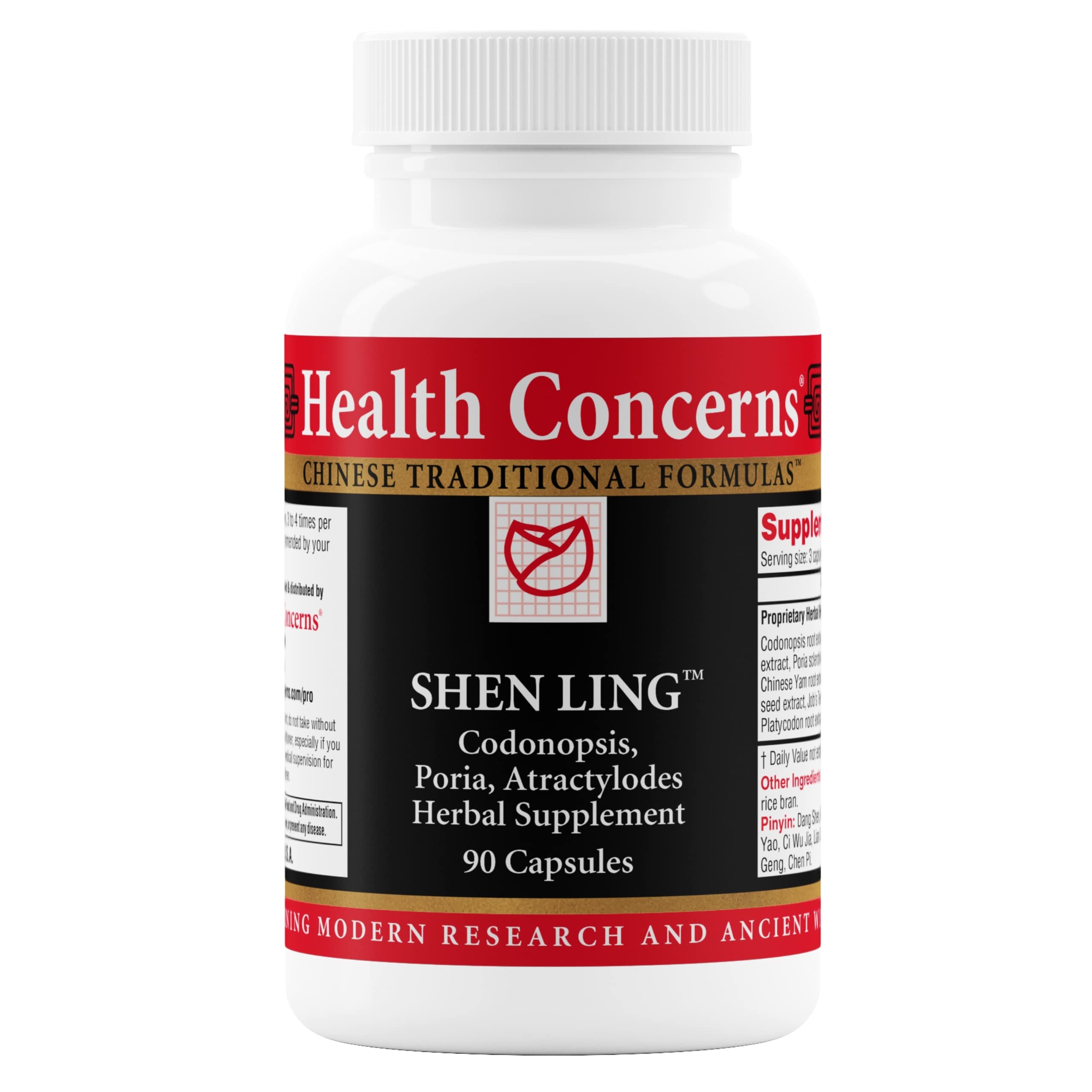 Health Concerns Shen Ling – bouteille frontale pour soutien digestif et confort.