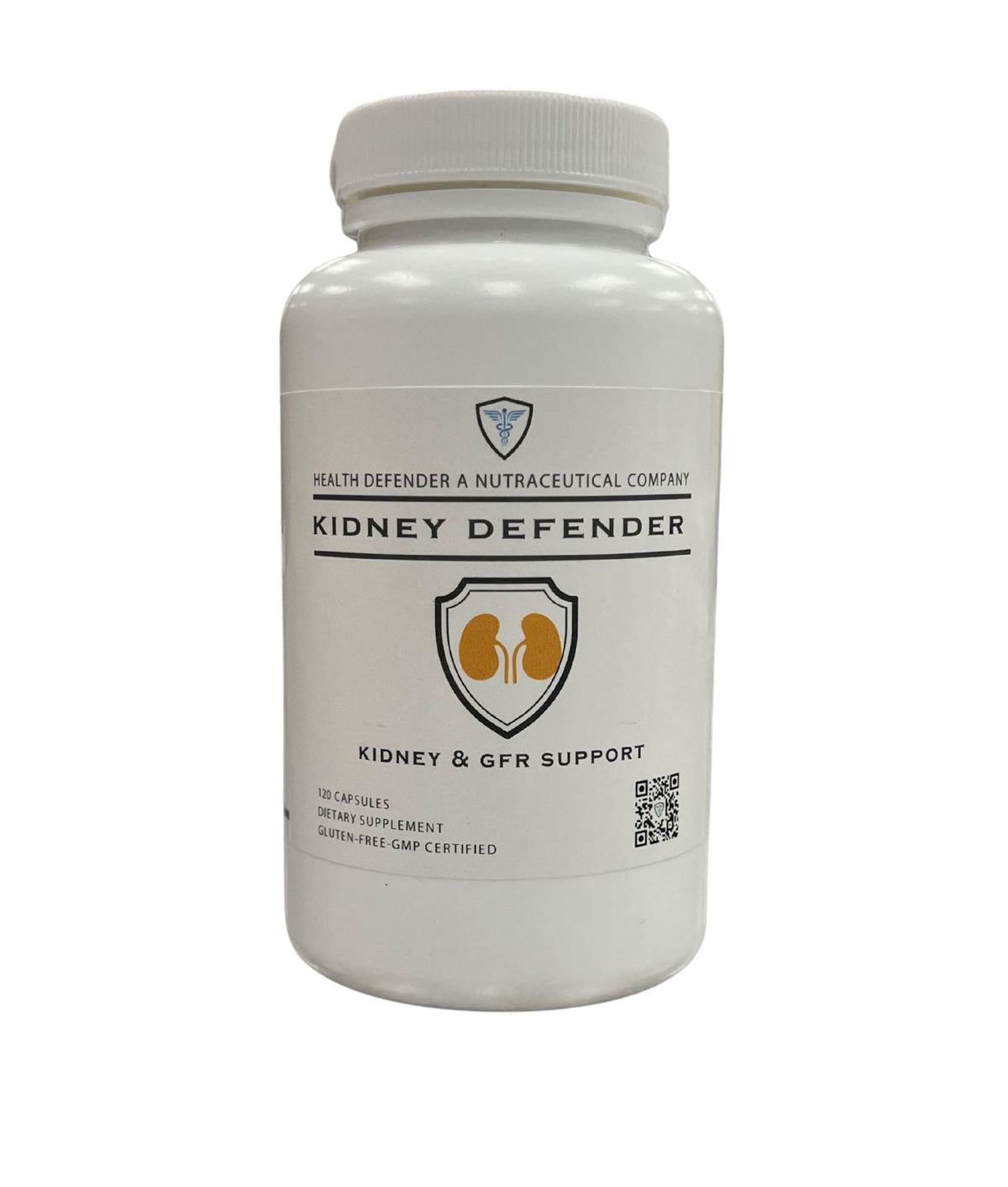 Health Defender Kidney Defender, bouteille de capsules faciles à prendre pour le soutien rénal potentiel.