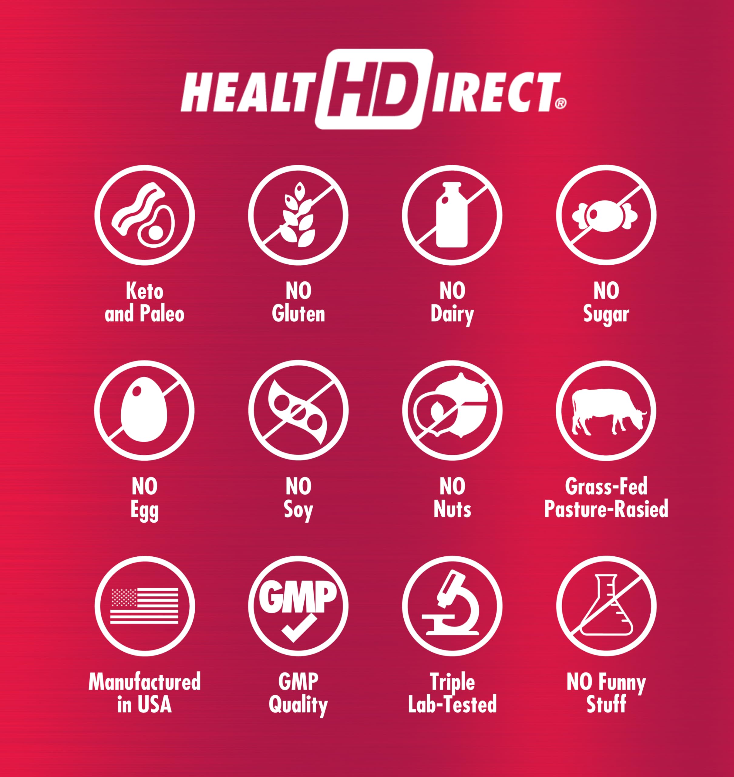 HEALTH DIRECT AminoSculpt fabrication USA: qualité conforme aux normes.