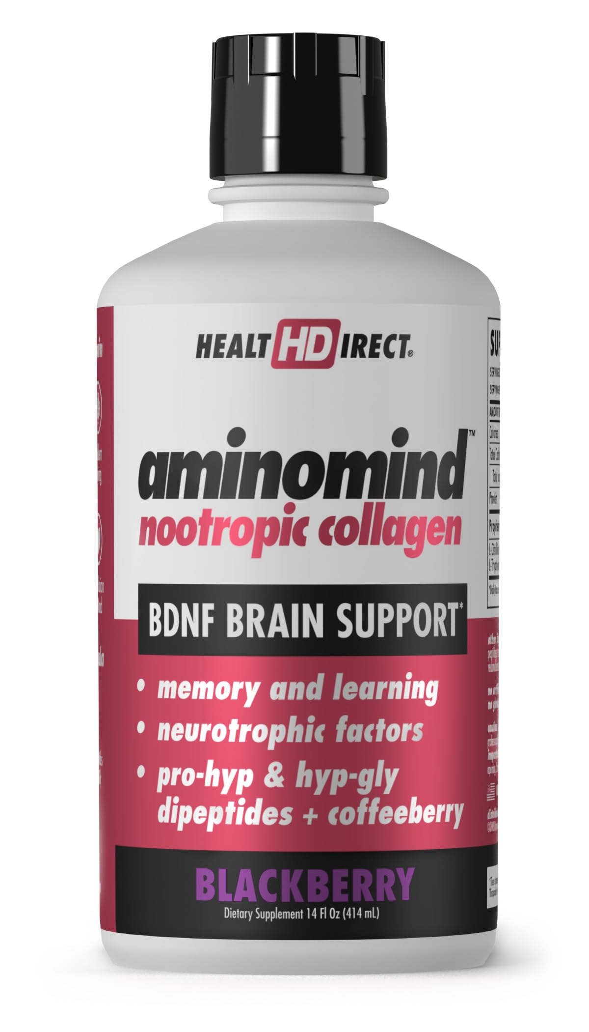 HEALTH DIRECT AminoMind - Bouteille, soutien cognitif potentiel au quotidien.