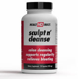 Bouteille Health Direct Sculpt n' Cleanse avec gélules végétales et bienfaits digestifs.