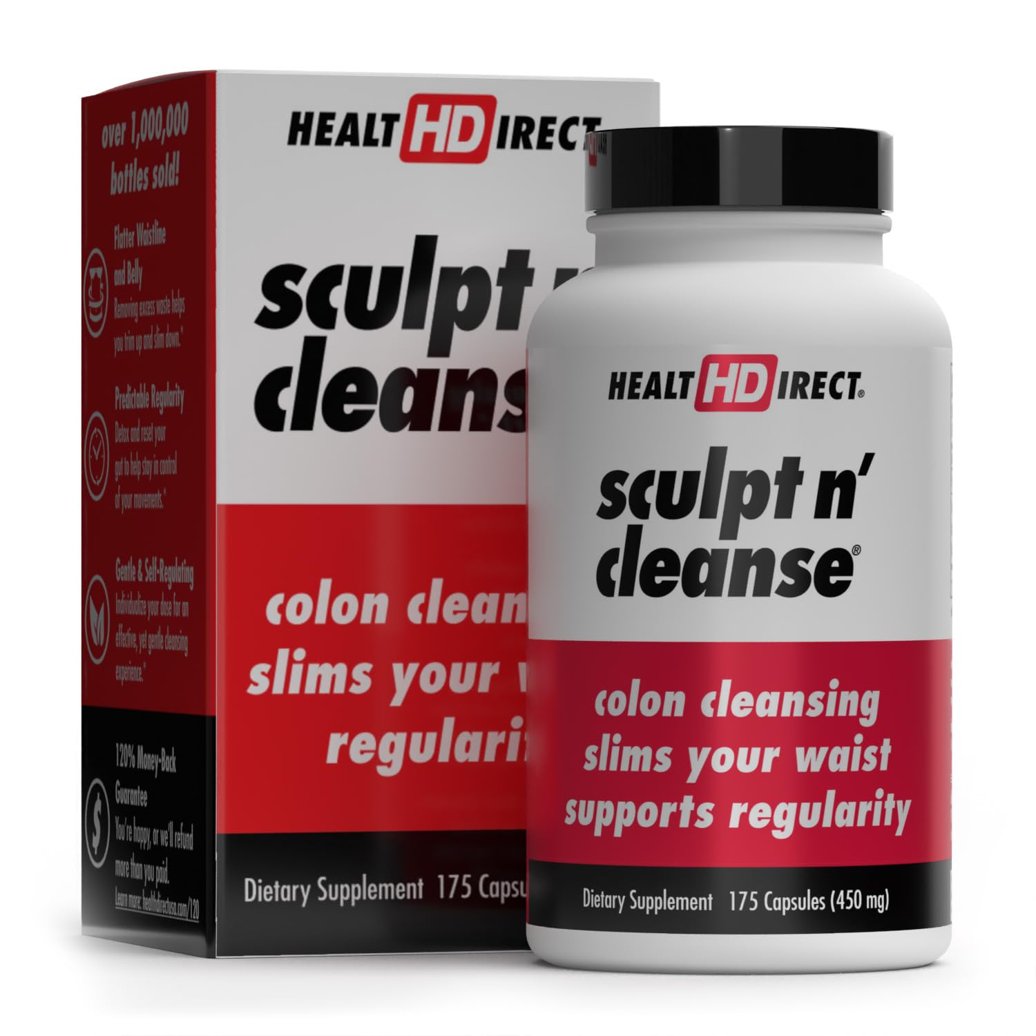 HEALTH DIRECT Sculpt n' Cleanse — bouteille du produit, soutien potentiel pour la digestion régulière