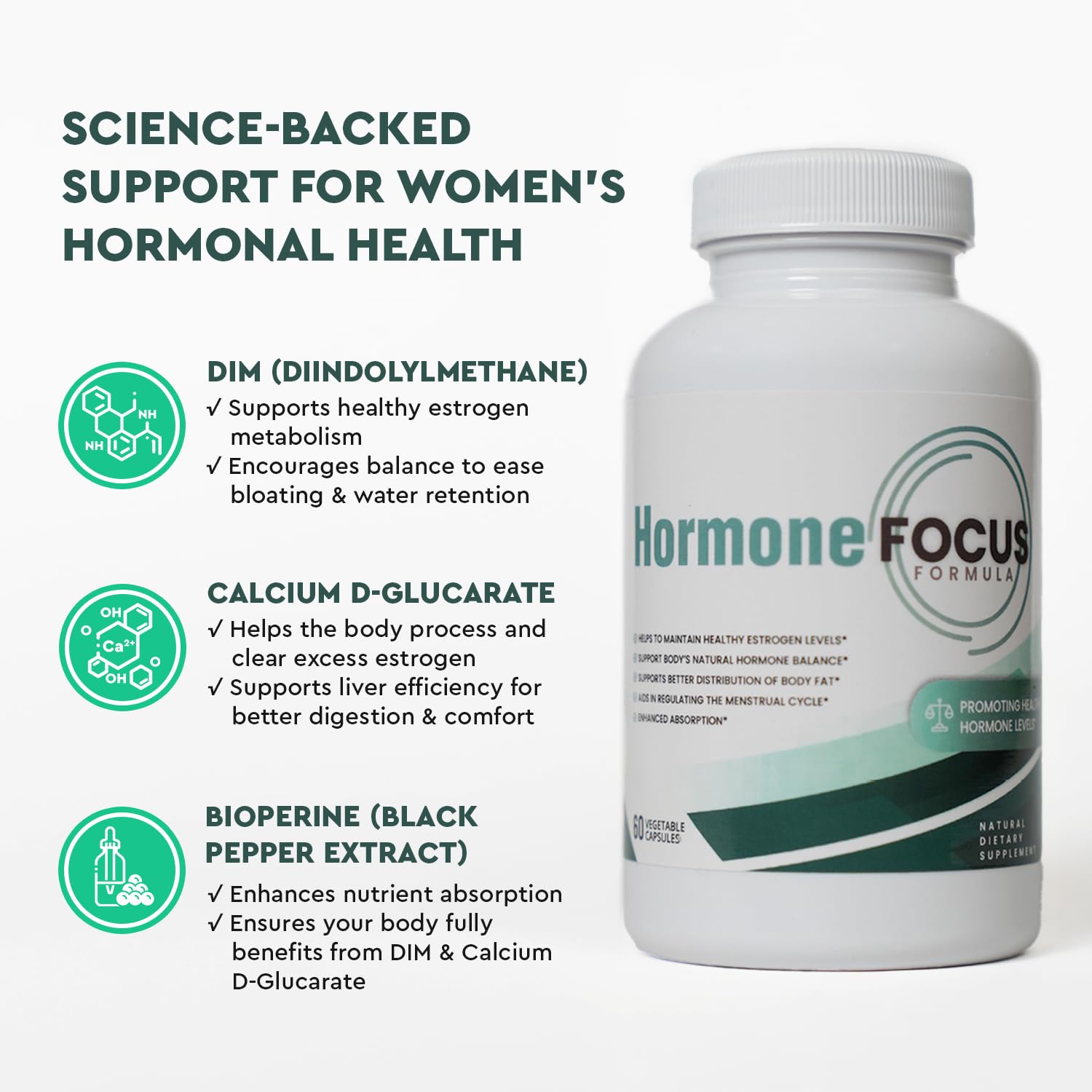 Health Focused Absorption bio-perine – Amélioration potentielle de l'absorption des nutriments.