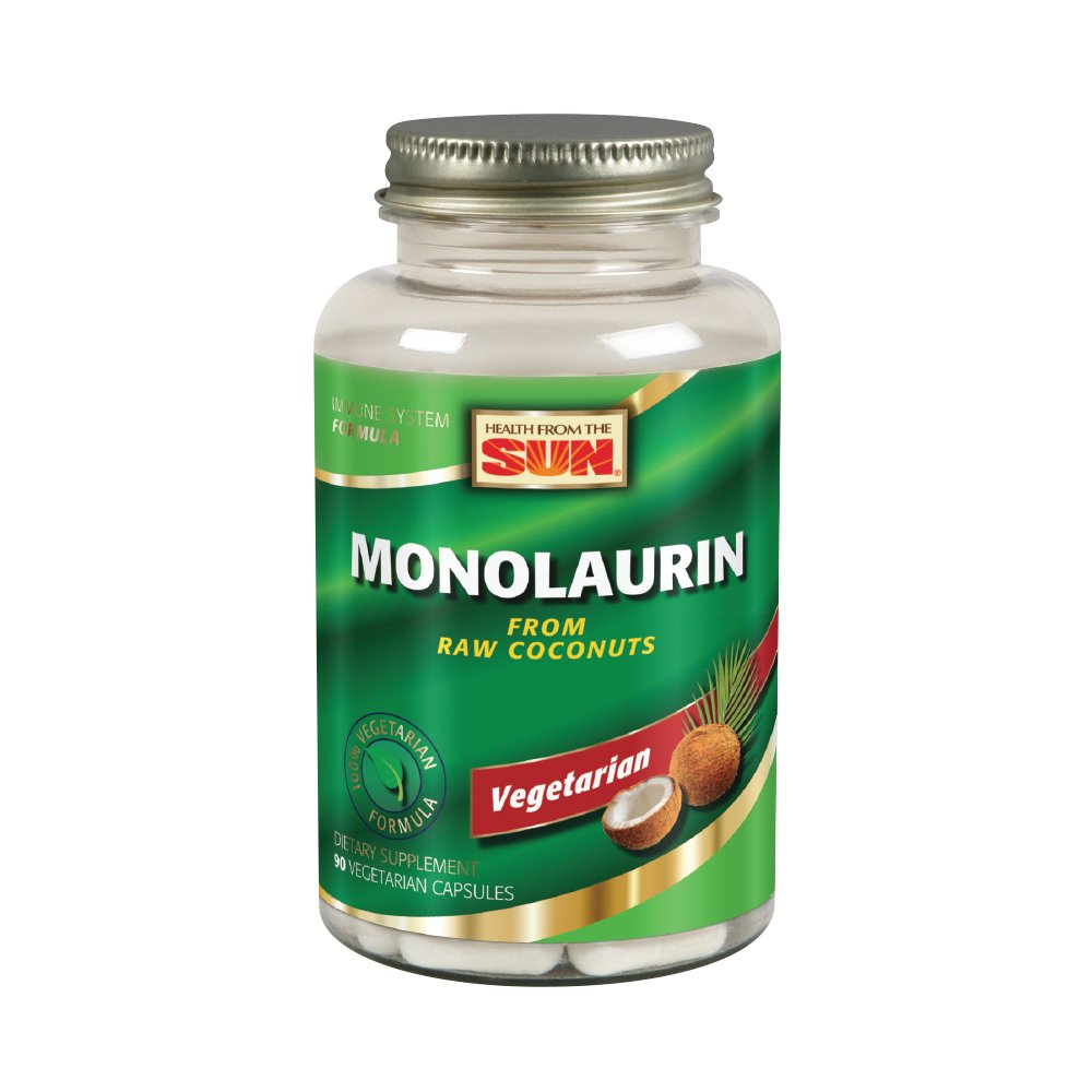 Health From The Sun Monolaurine 990 mg, bouteille, soutien immunitaire potentiel