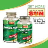 Health From The Sun Monolaurine 990 mg, capsules végétales idéales pour une routine bien-être