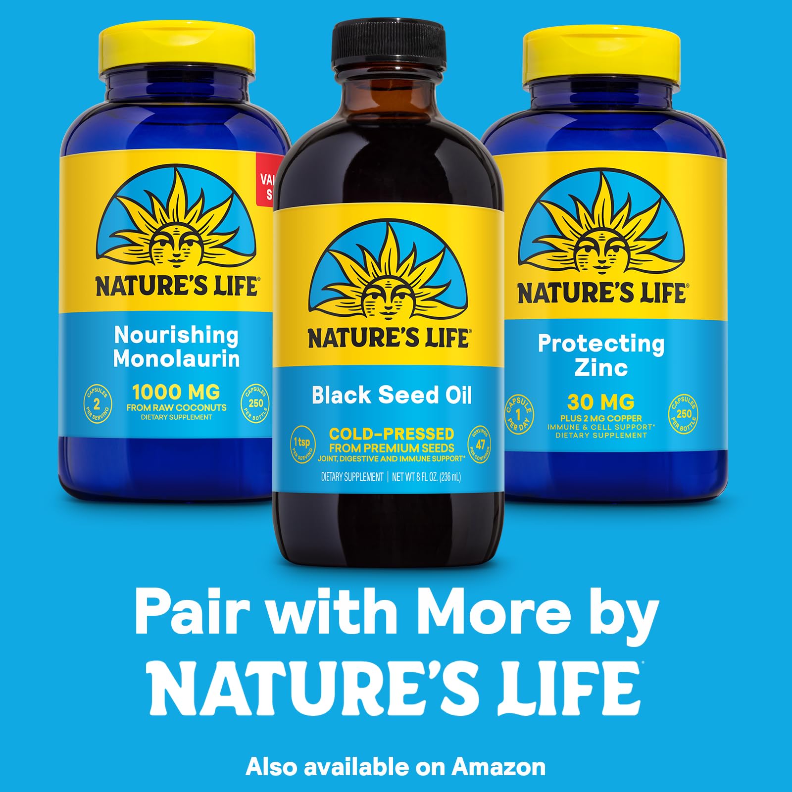 Nature’s Life huile de nigelle – goutte-à-goutte pratique pour usage quotidien