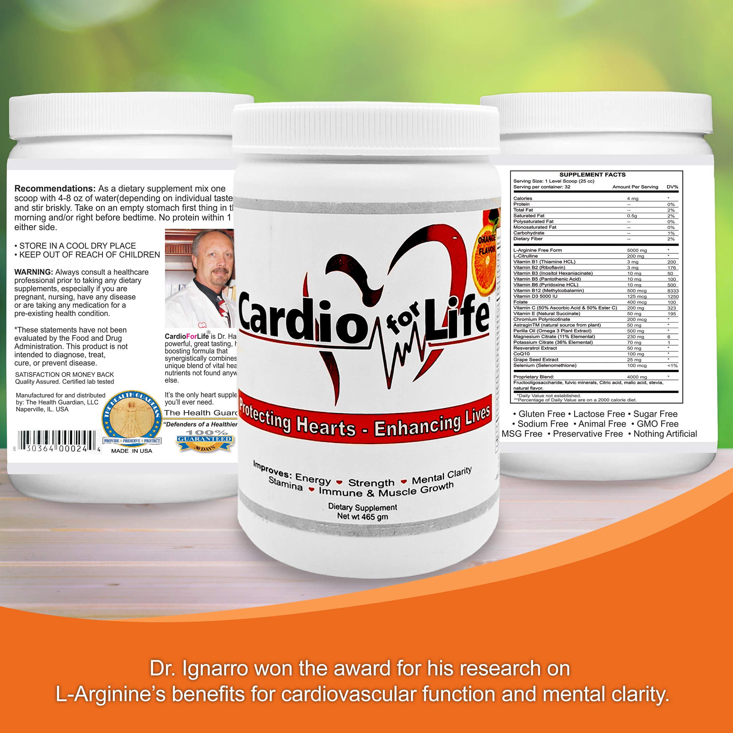 Health Guardian Cardio for Life soutien potentiel à la santé cardiaque.