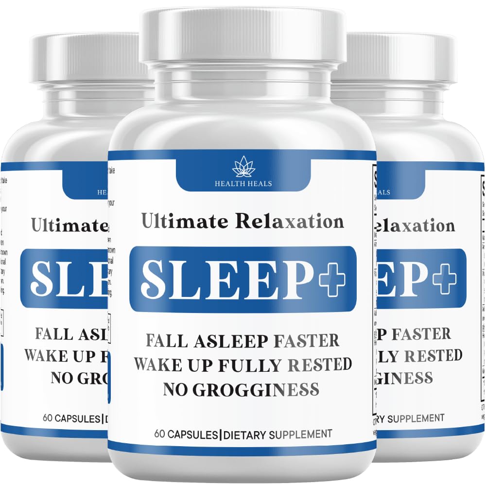 Health Heals Relaxation Sleep Aid, bouteille, soutien naturel du sommeil et détente nocturne.