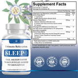 Health Heals Relaxation Sleep Aid, emballage, présentation claire des actifs.