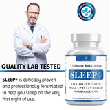 Health Heals Relaxation Sleep Aid, étiquette, ingrédients et mode d’emploi visibles.