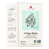 Health King Ginkgo Tea, boîte 20 sachets, pratique pour une pause infusion
