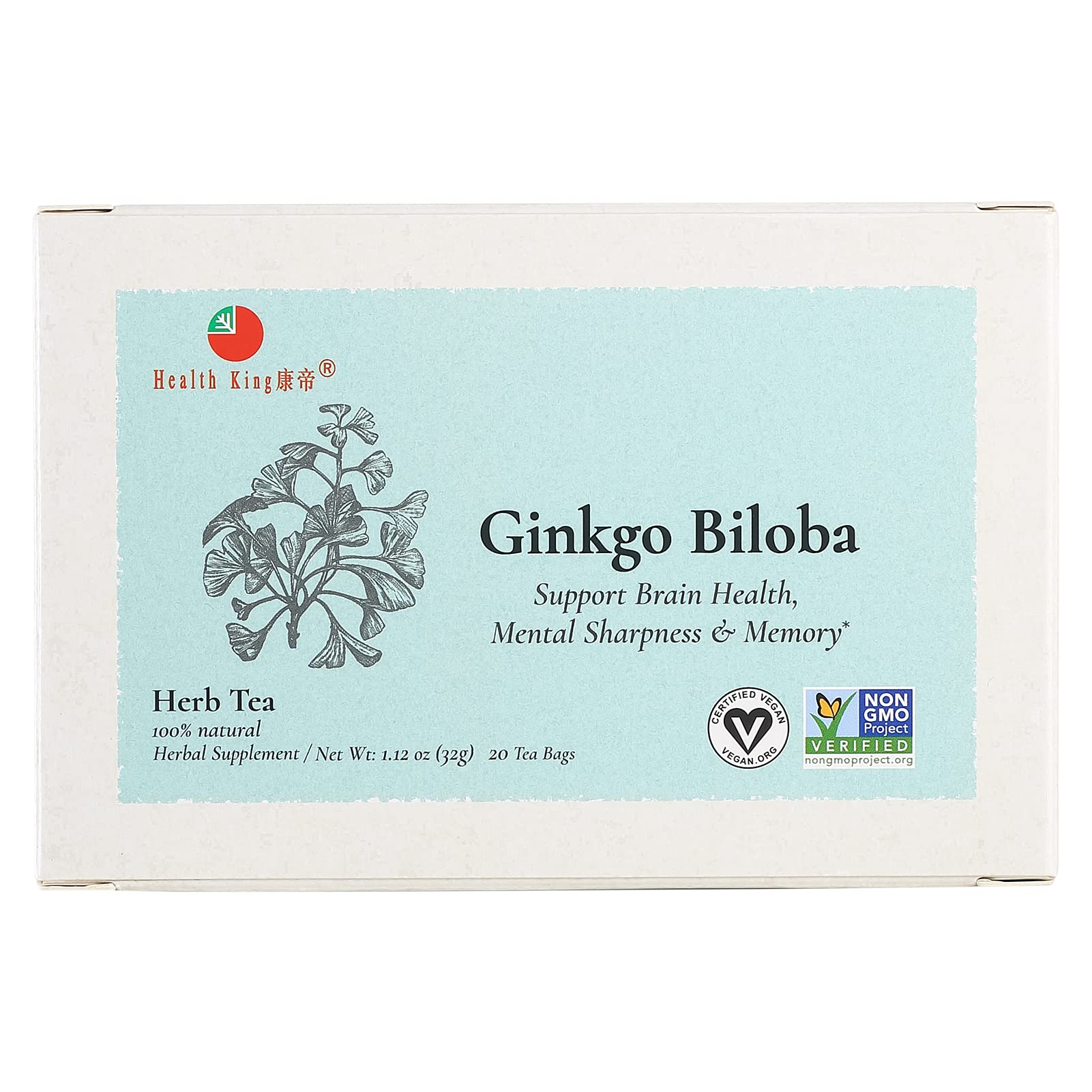 Health King Ginkgo Tea, préparation facile, rituel quotidien bien-être