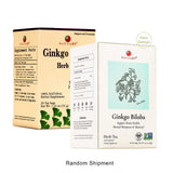 Health King Ginkgo Tea, sachets individuels, infusion rapide pour rester concentré