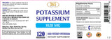 HEALTH LFE Potassium Bicarbonate — dose quotidienne recommandée près de votre routine.