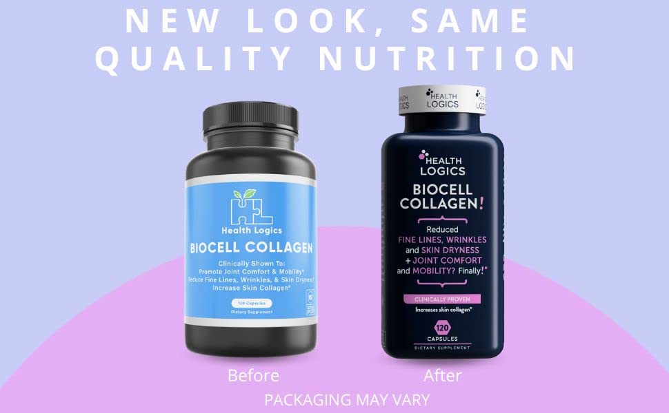 Peau Hydratée Health Logics BioCell Collagen, texture et hydratation potentielles.