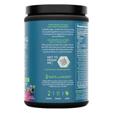 Health Logics Glowing Greens – poudre verte, texture fine pour boissons nourrissantes.
