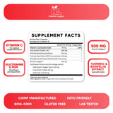 Health Logics Move! prise recommandée trois capsules par jour avec repas.