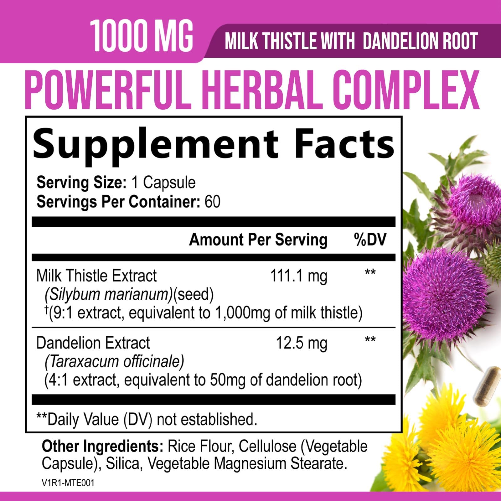 Health Nutrition Naturals bouteille Chardon-Marie : intégration facile dans votre routine.