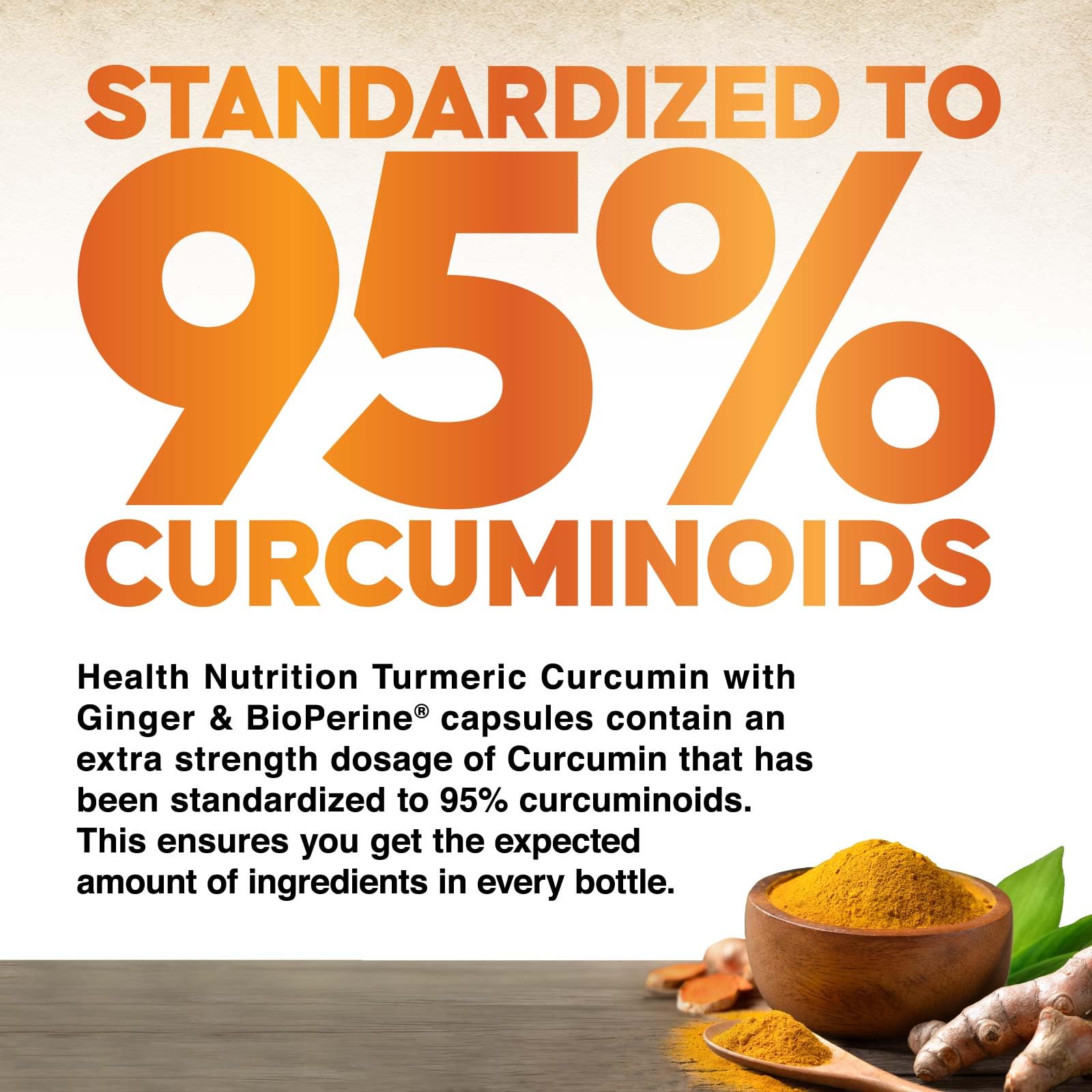 Turmeric bio et gingembre Health Nutrition Naturals – complément vegan et organique