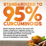 Turmeric bio et gingembre Health Nutrition Naturals – complément vegan et organique