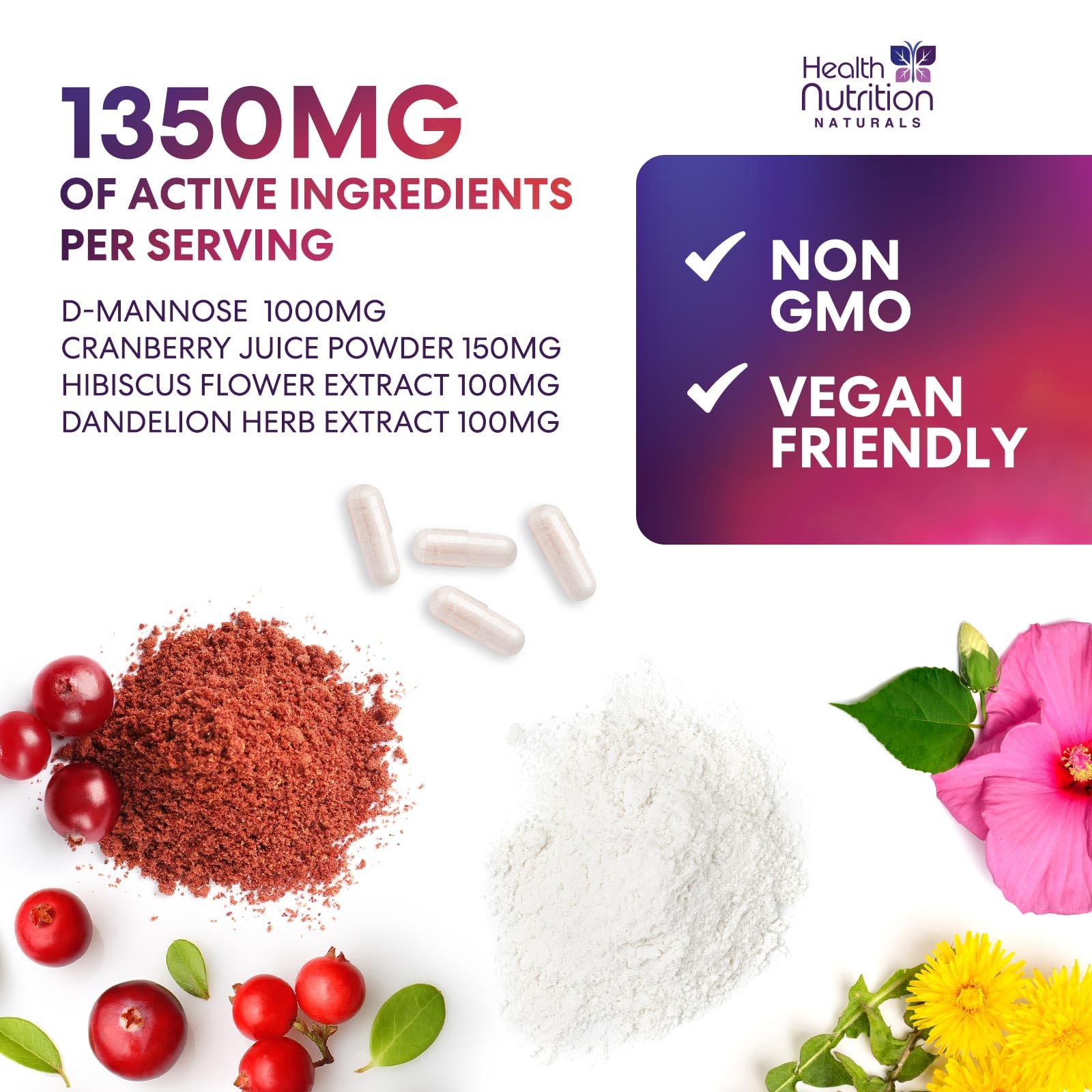 Racines de pissenlit Health Nutrition Naturals ajoutant une touche naturelle.