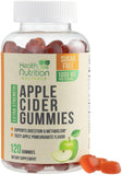 Gommes vinaigre cidre Health Nutrition Naturals sur bouteille 1000 mg ACV et B12