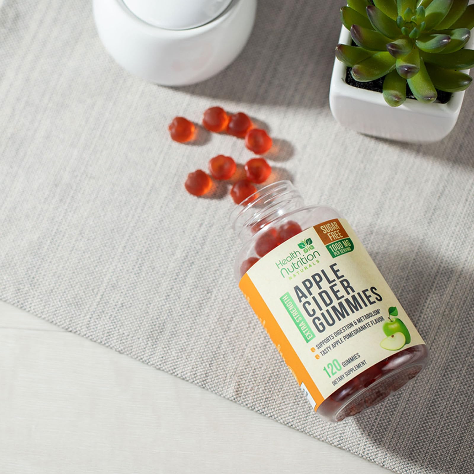 Gommes Health Nutrition Naturals goût léger et moelleux