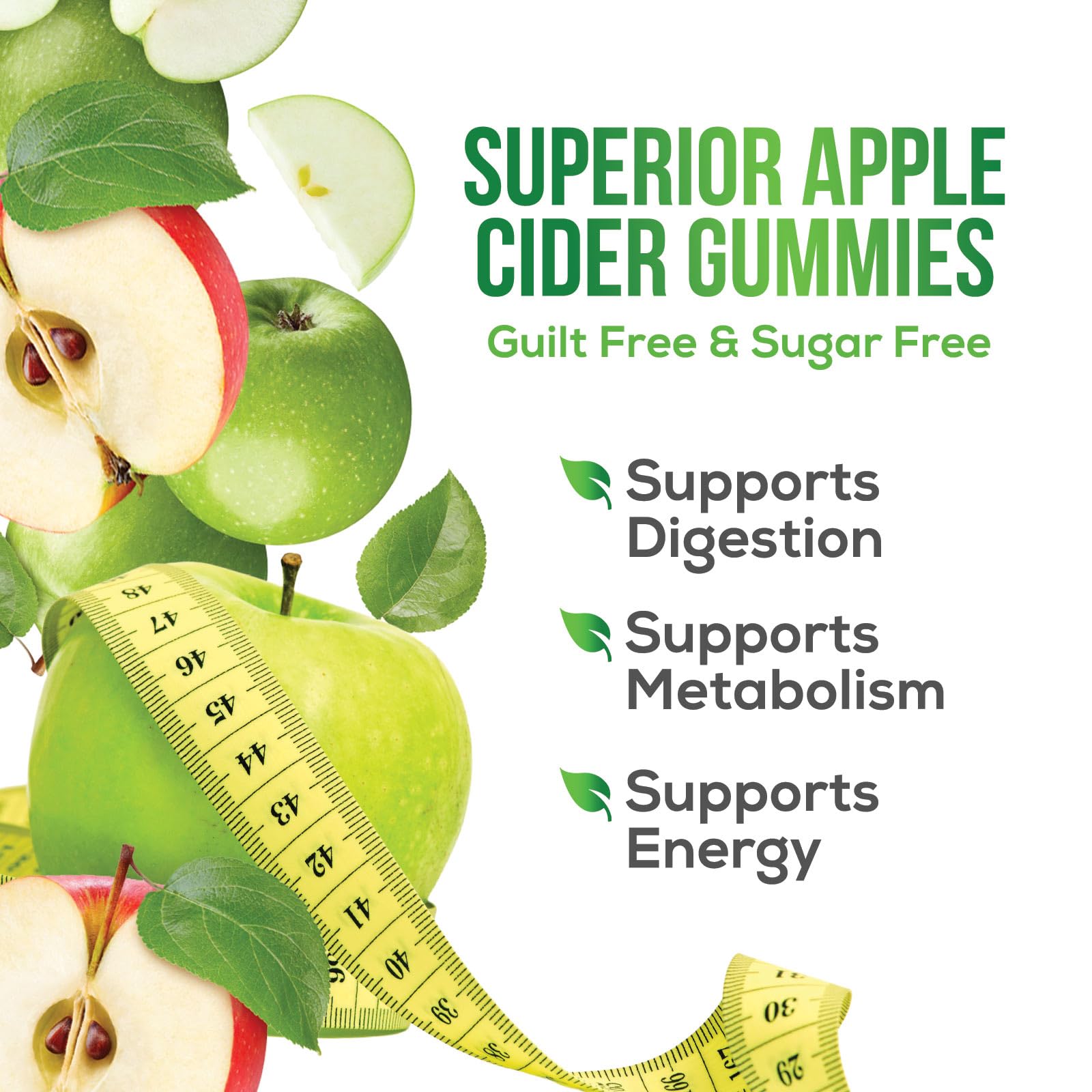 Gommes ACV sans sucre Health Nutrition Naturals gourmandes