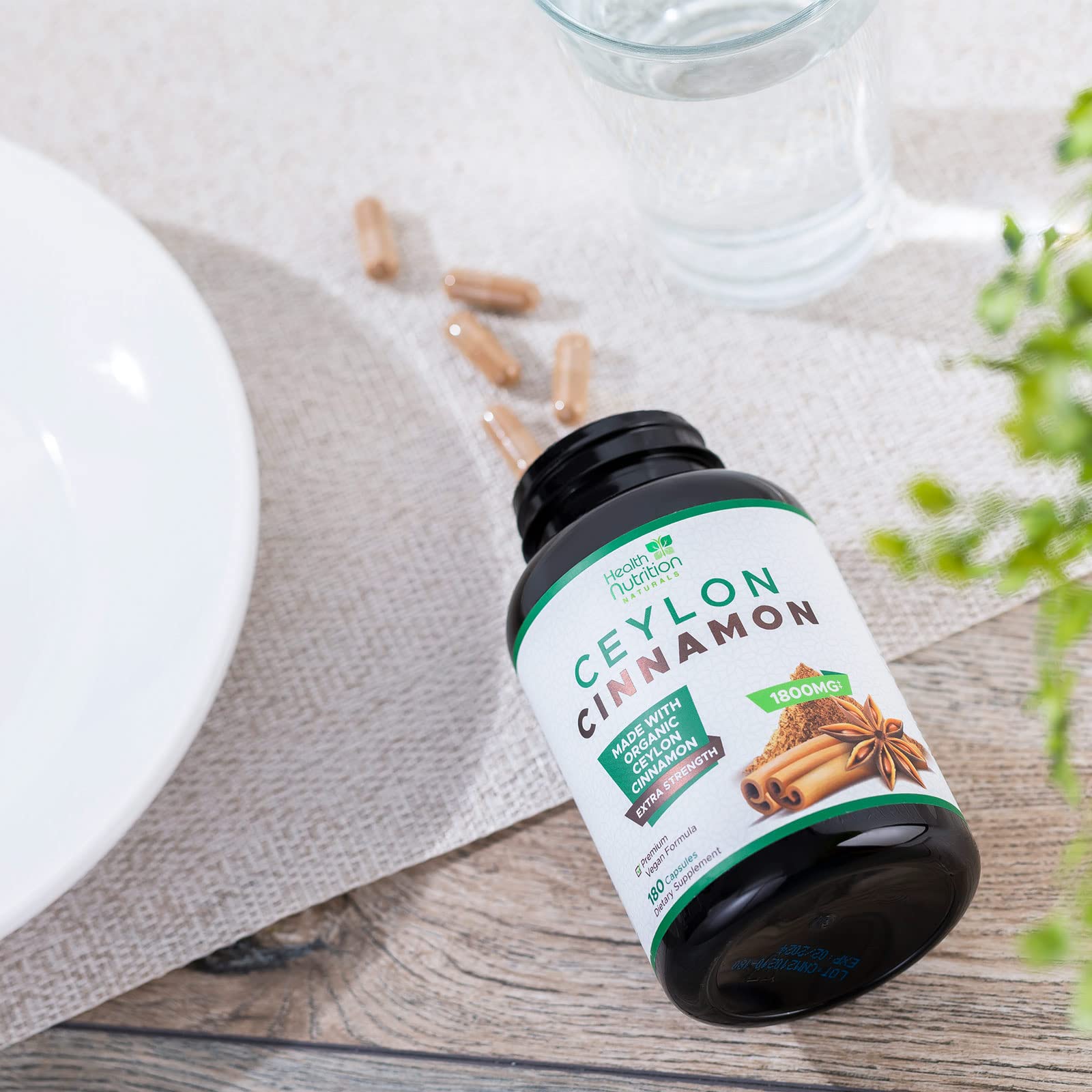 Health Nutrition Naturals Cannelle de Ceylan emballage fabriqué aux États‑Unis