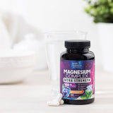 Health Nutrition Naturals Magnesium Complex 120 Gelules, format pratique pour routine sportive.
