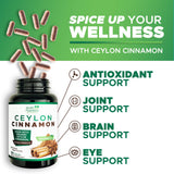 Health Nutrition Naturals Cannelle de Ceylan sans OGM et sans sucre ajouté