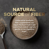 Health Nutrition Naturals Psyllium Husk Capsules 1500mg - Logo végan et choix respectueux.