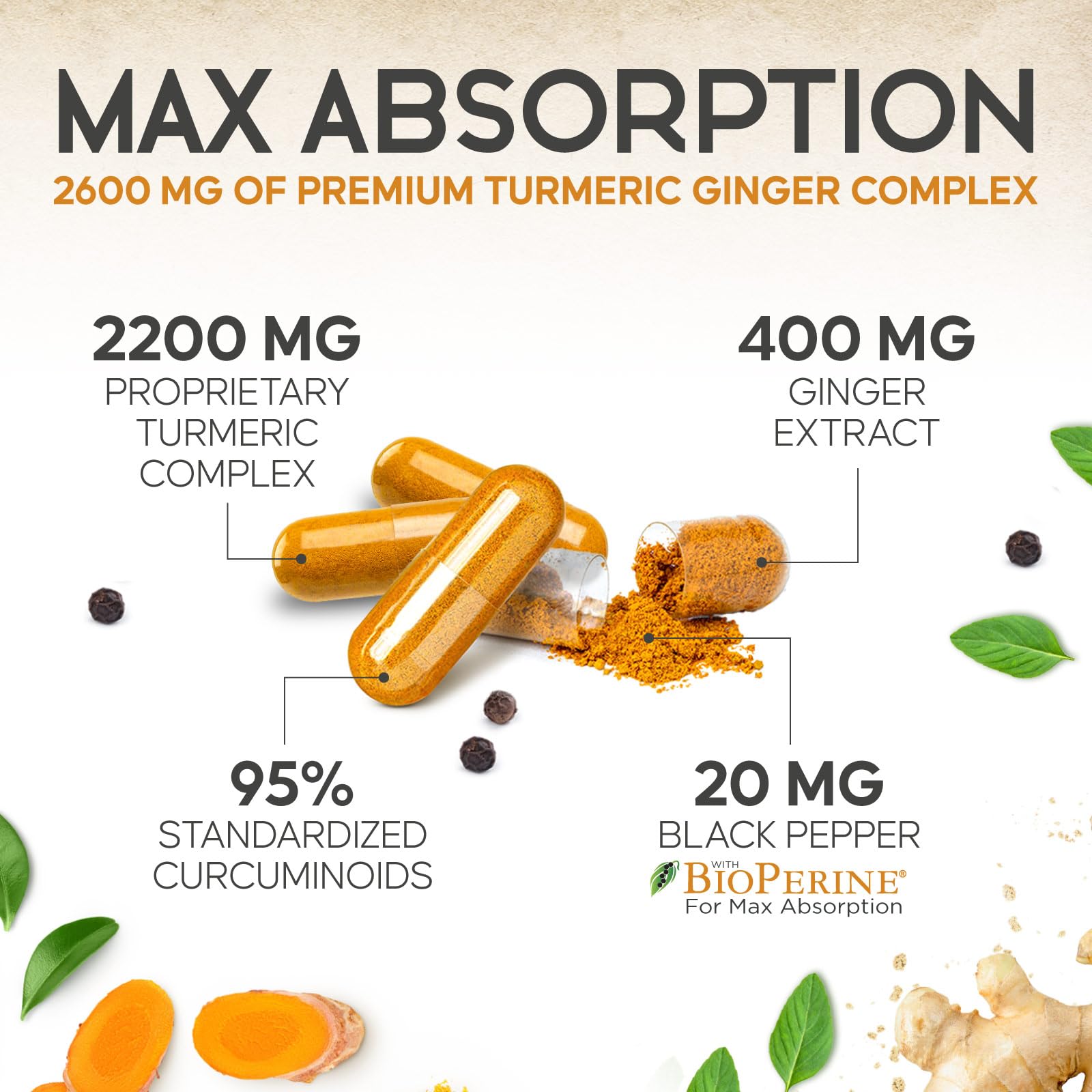 Formule vegan Health Nutrition Naturals – capsules dorées et bien-être général