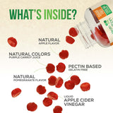 Health Nutrition Naturals gommes vinaigre de pomme, texture gourmande et agréable.