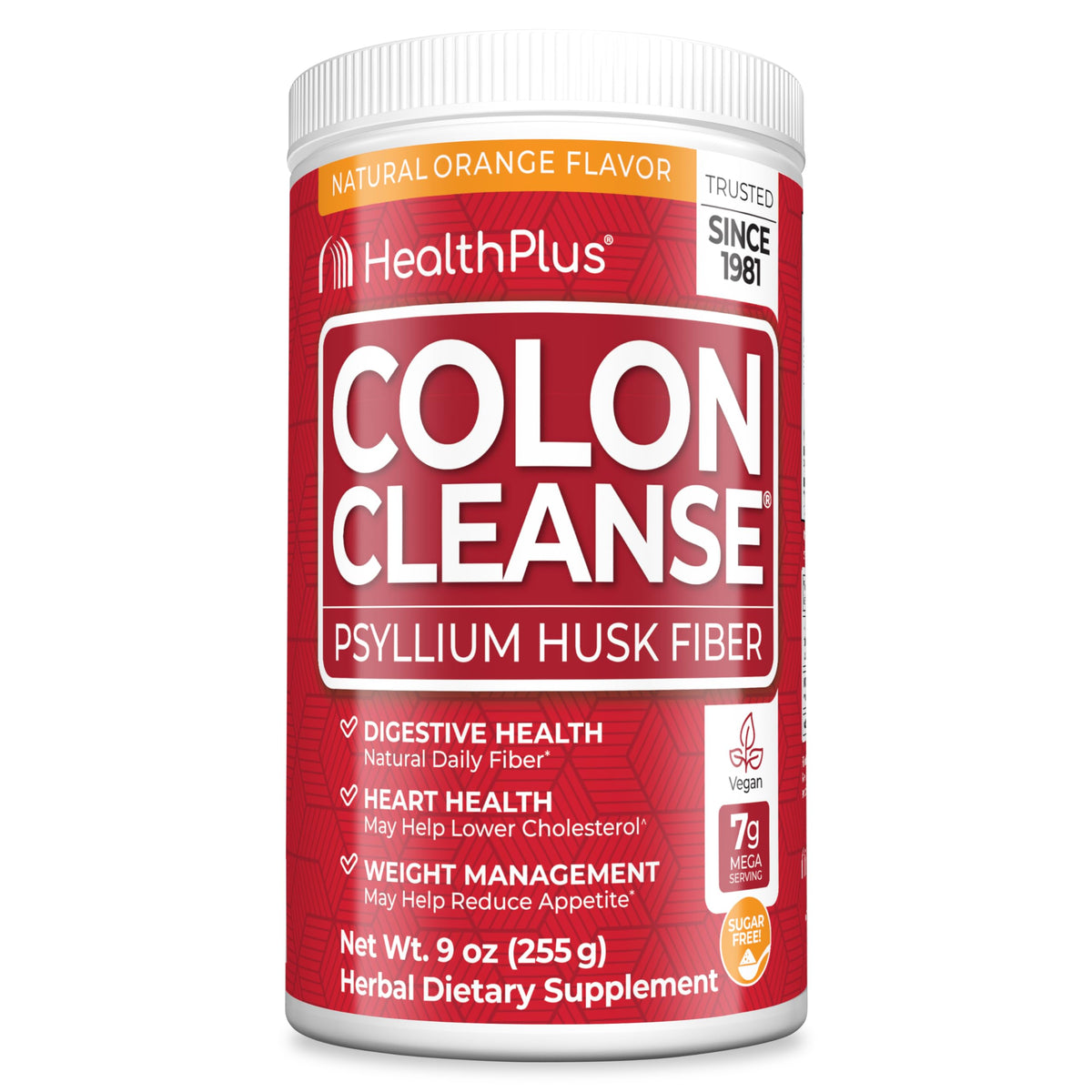 Health Plus Colon Cleanse : bouteille-pour-orange, versement facile pour une routine quotidienne.