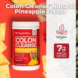 Health Plus Colon Cleanse: conteneur 255 g pour 36 portions quotidiennes.