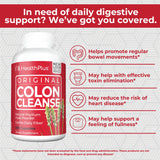 Health Plus Colon Cleanse fibre de psyllium naturelle soutenant la régularité