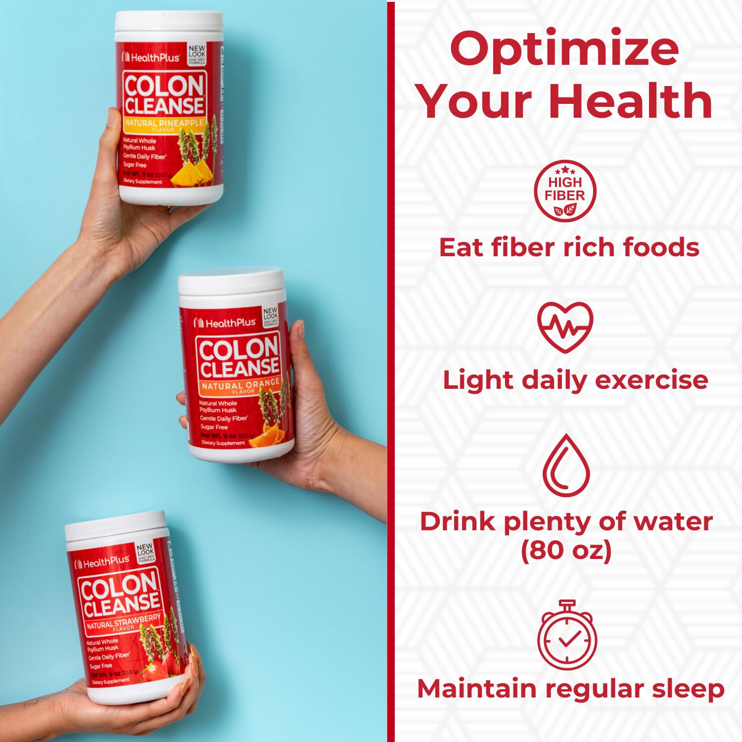 Health Plus Colon Cleanse : texture fine et agréable, sans arômes artificiels.