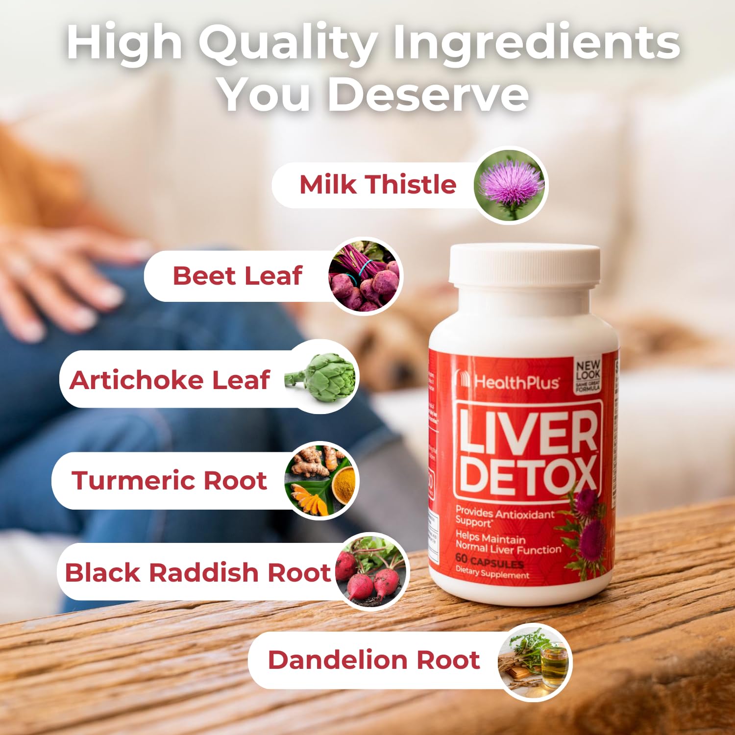 Health Plus Détox acide alpha-lipoïque, antioxydant naturel pour les moments calmes