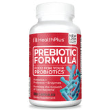 Health Plus Prebiotique Formule - Bouteille ouverte, pratique pour démarrer une routine quotidienne