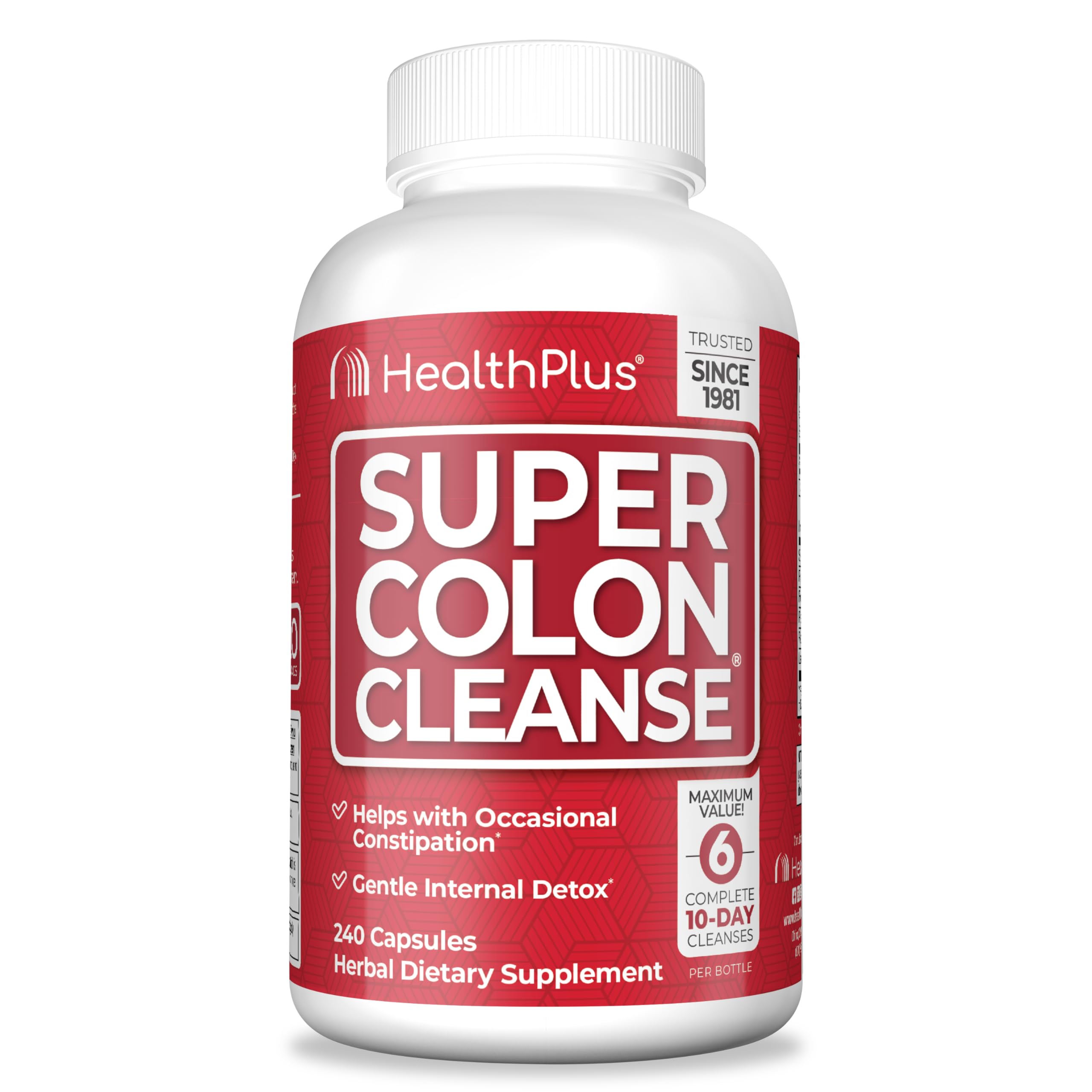 Health Plus Super Colon Cleanse : bouteille prête à l’emploi pour un soutien digestif doux.