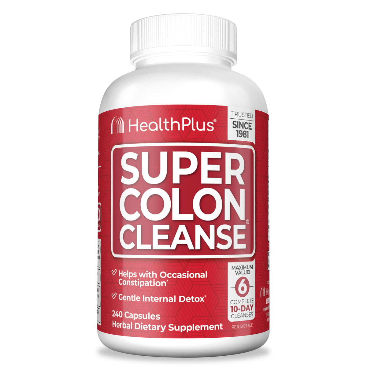 Health Plus Super Colon Cleanse : bouteille prête à l’emploi pour un soutien digestif doux.