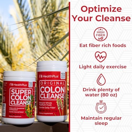 Health Plus Super Colon Cleanse préparation-eau facile et neutre.