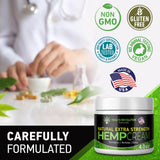 Health Revolution Crème Arnica Chanvre – application mains pour un soulagement ciblé.