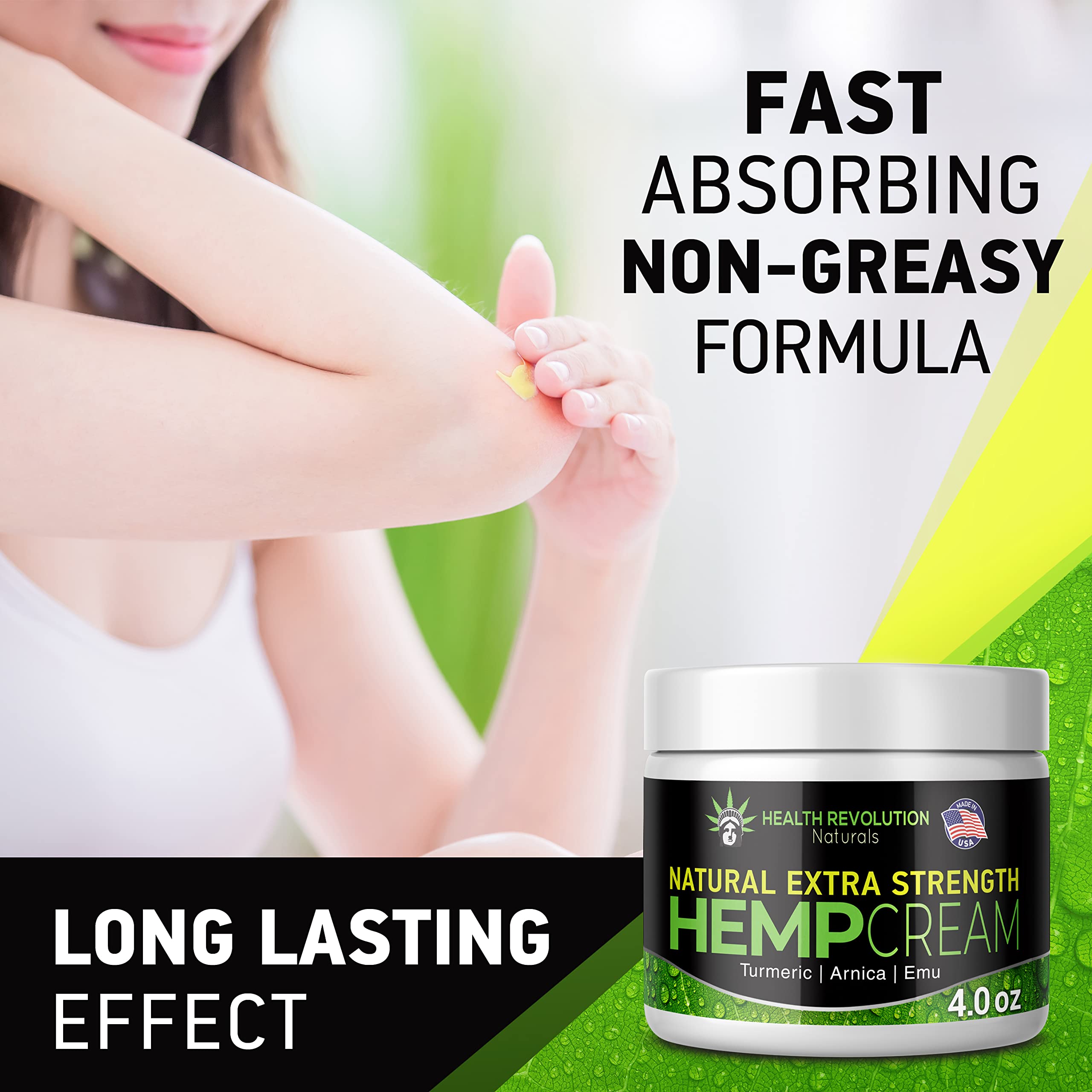Health Revolution Crème Arnica Chanvre – ingrédients naturels et bienfaits durables.