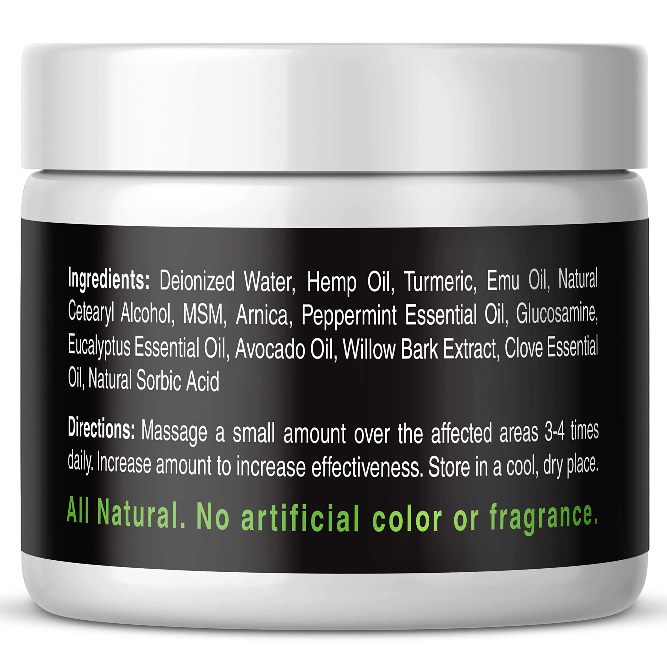 Health Revolution Crème Arnica Chanvre – utilisation quotidienne sur dos, genoux et pieds.