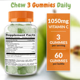 Gomme Health Supplied vitamine C pomme acidulée, soutien immunitaire potentiel après l’effort.
