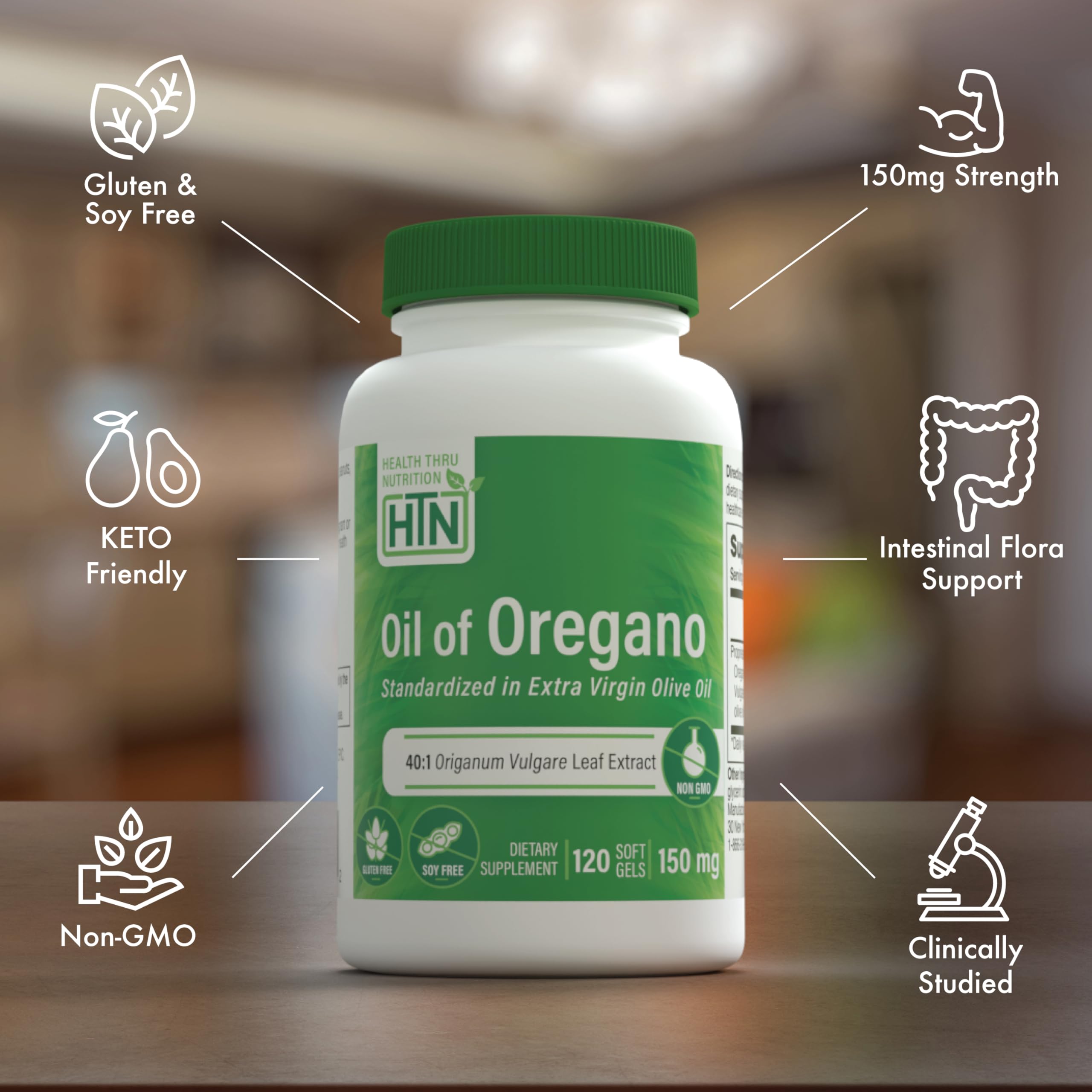 Mini-gélules Health Thru Nutrition, emballage 120 unités pour routine pratique
